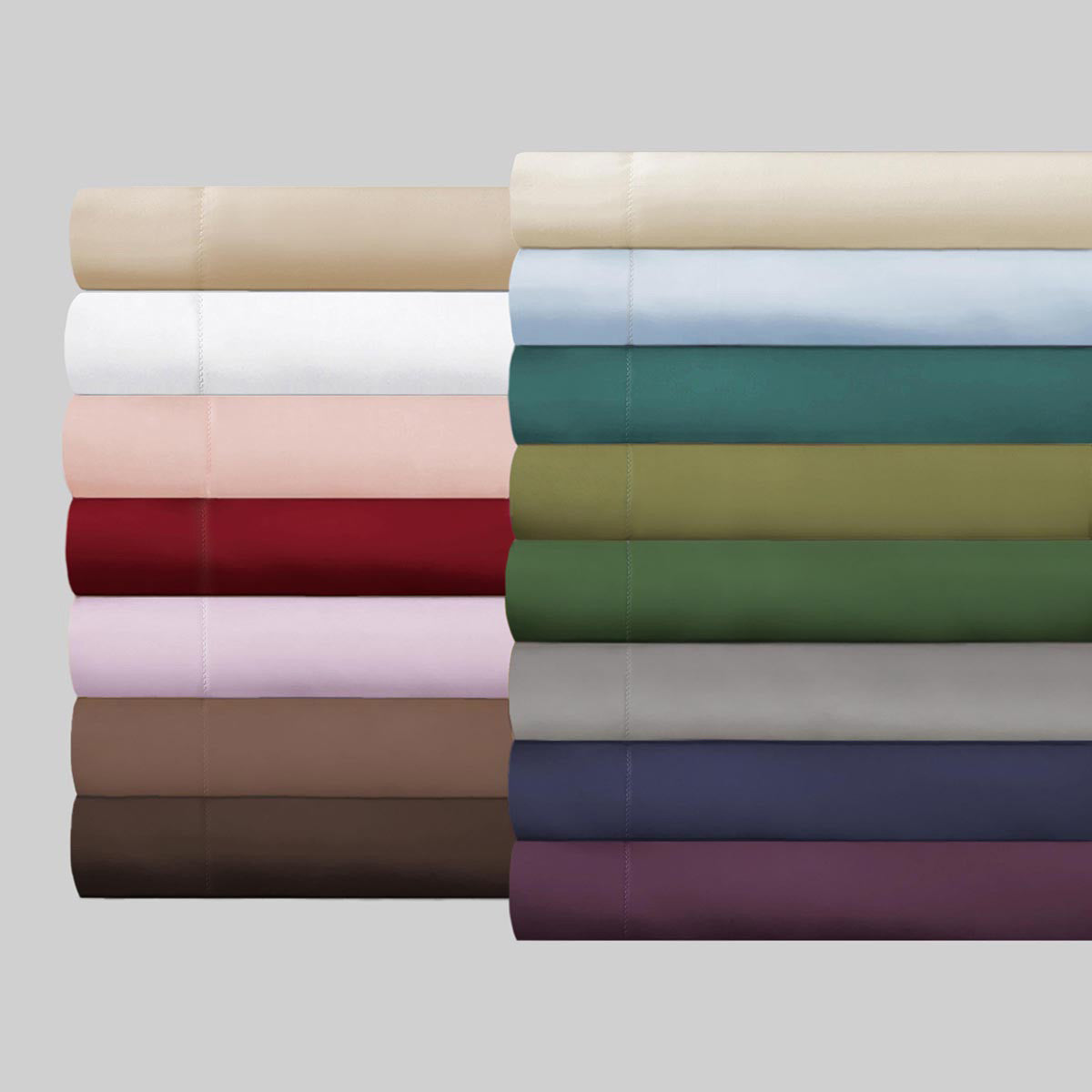 Sage Twin Cotton Blend 400 Thread Count Washable Duvet Cover Set