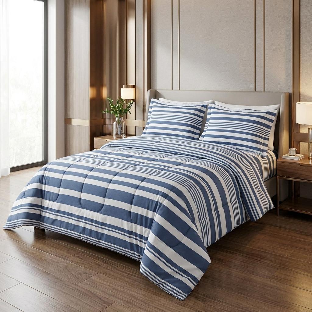 Black Queen Cotton Blend 650 Thread Count Washable Duvet Cover Set