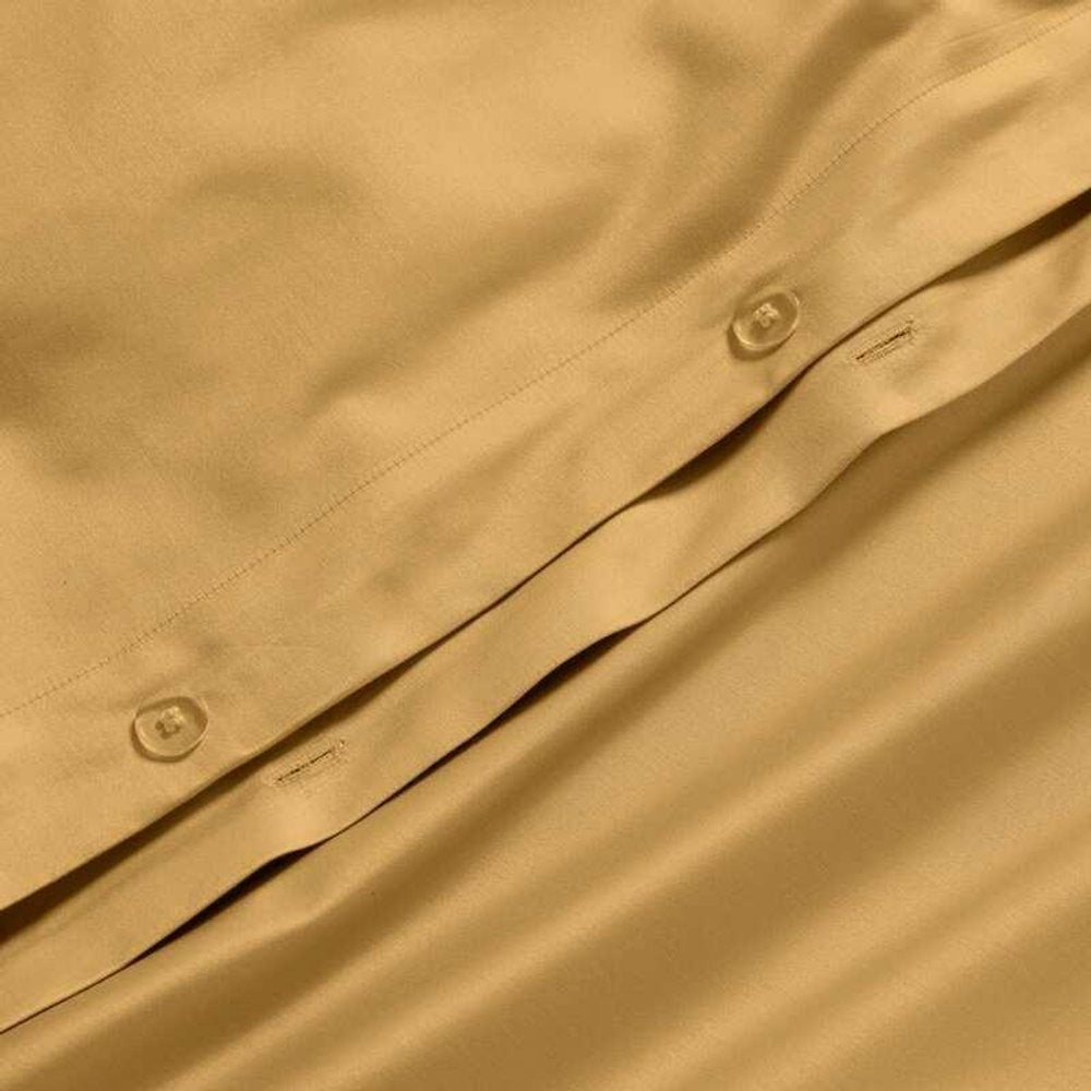 Brown Queen Cotton Washable Duvet Cover Set