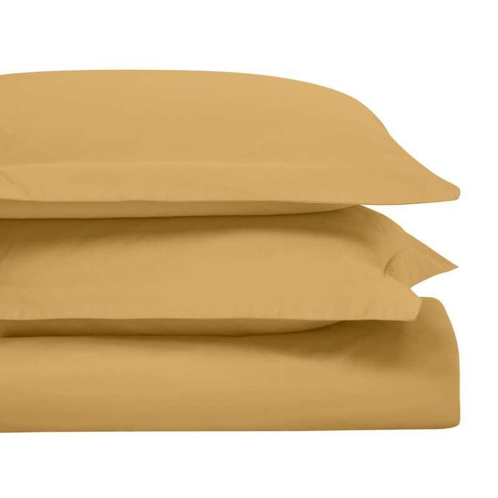 Brown Queen Cotton Washable Duvet Cover Set