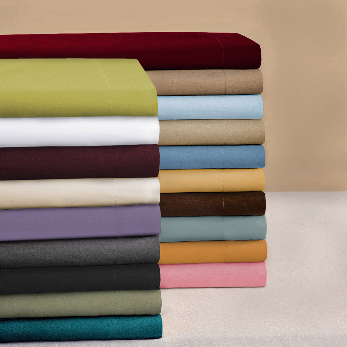 Taupe Queen Cotton Blend 650 Thread Count Washable Duvet Cover Set