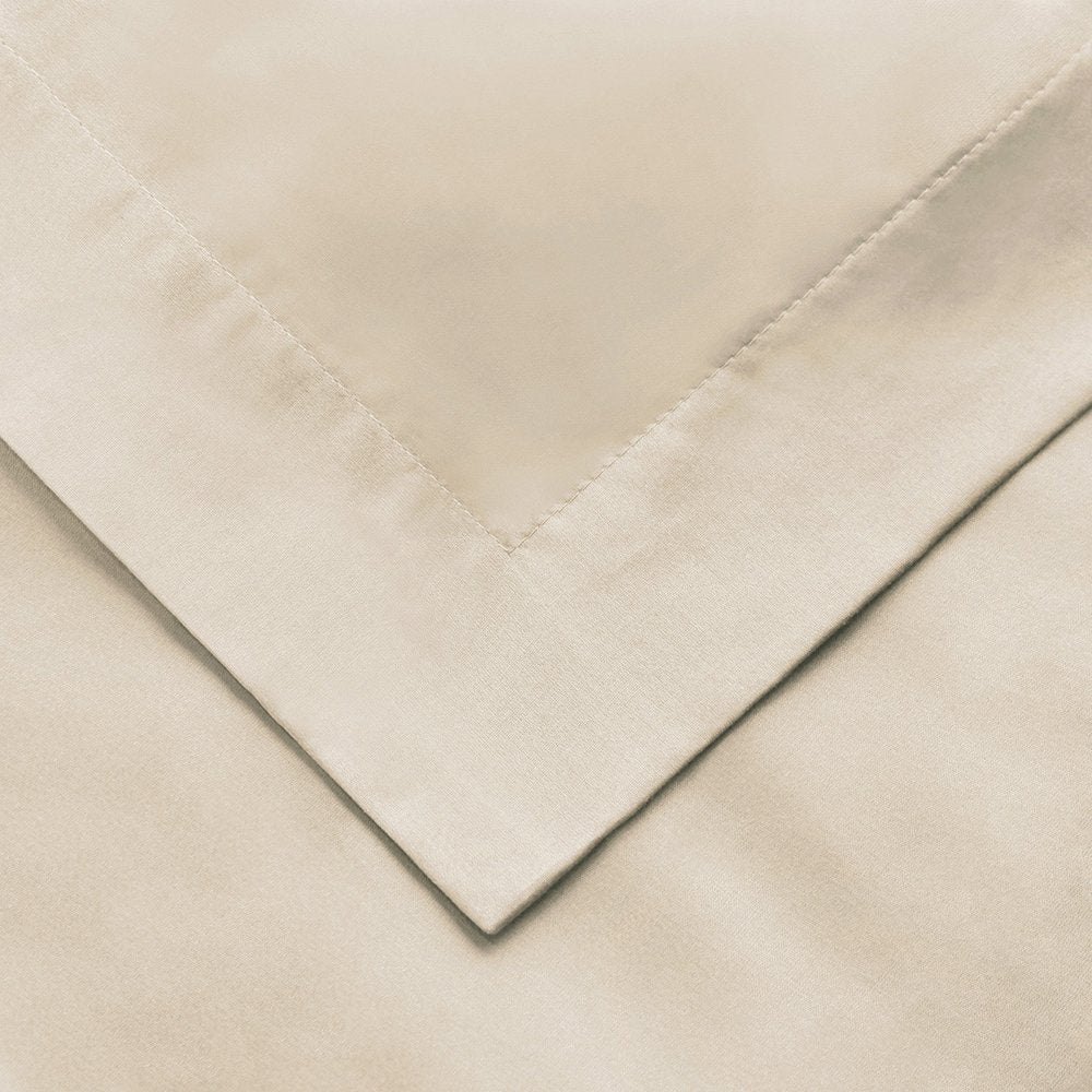 Ivory King Cotton Washable Duvet Cover Set