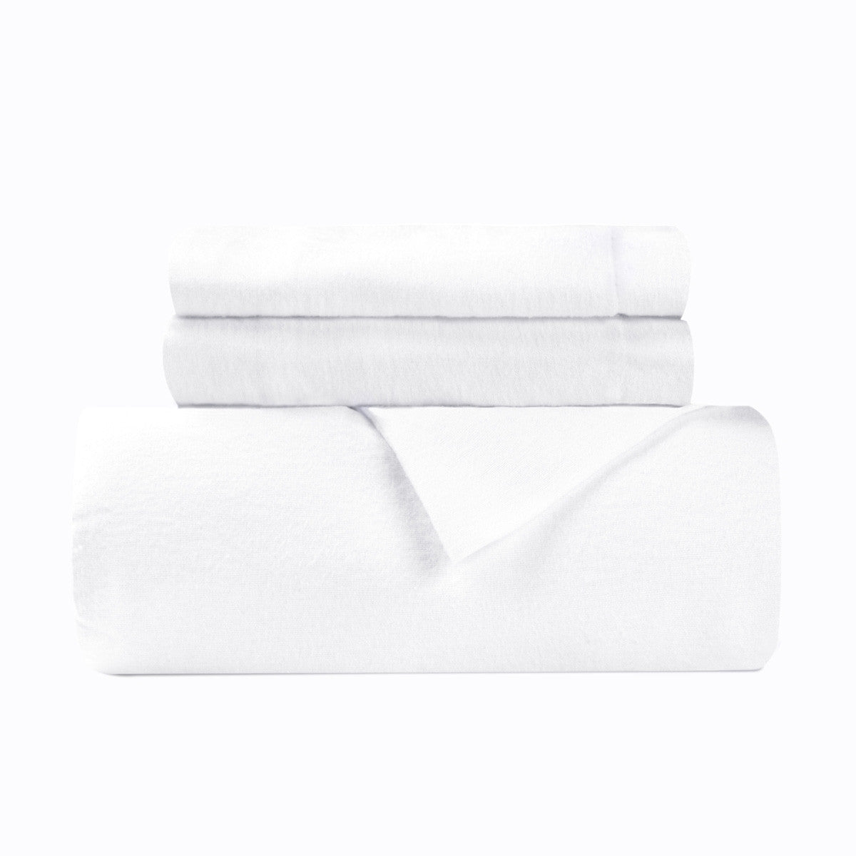 White Queen Cotton Blend 0 Thread Count Washable Duvet Cover Set