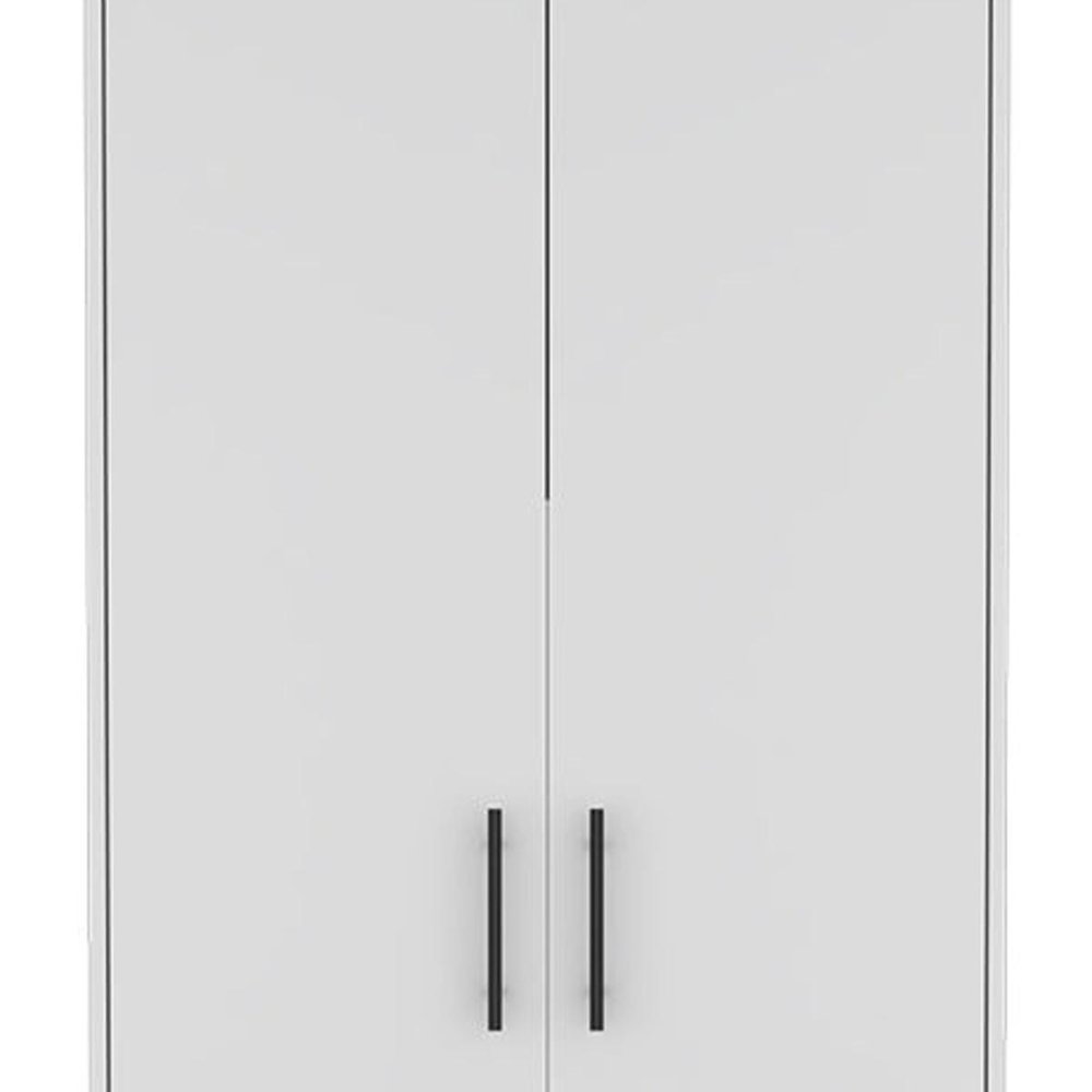 Two Piece White Bedroom Set