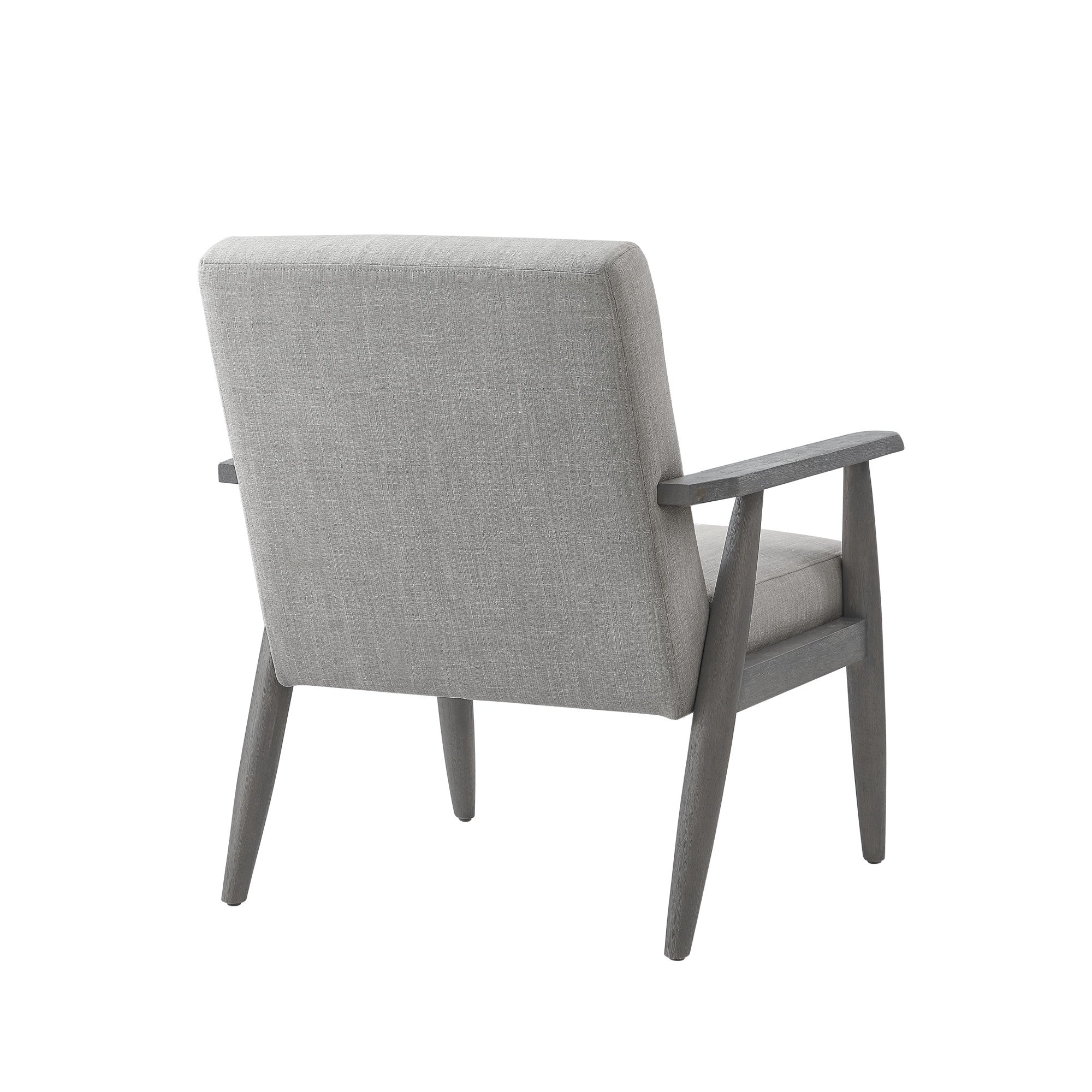 30" Gray Linen Arm Chair