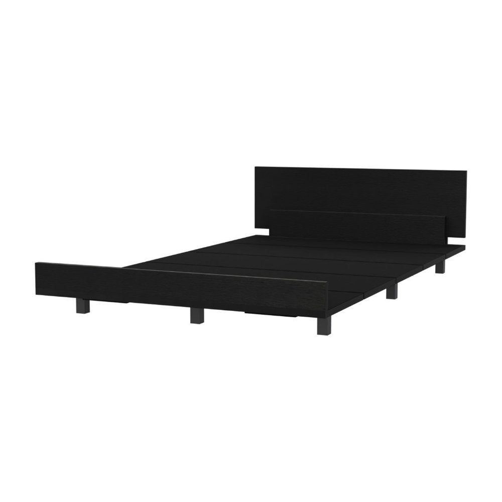 Gray Wood Twin Bed Frame