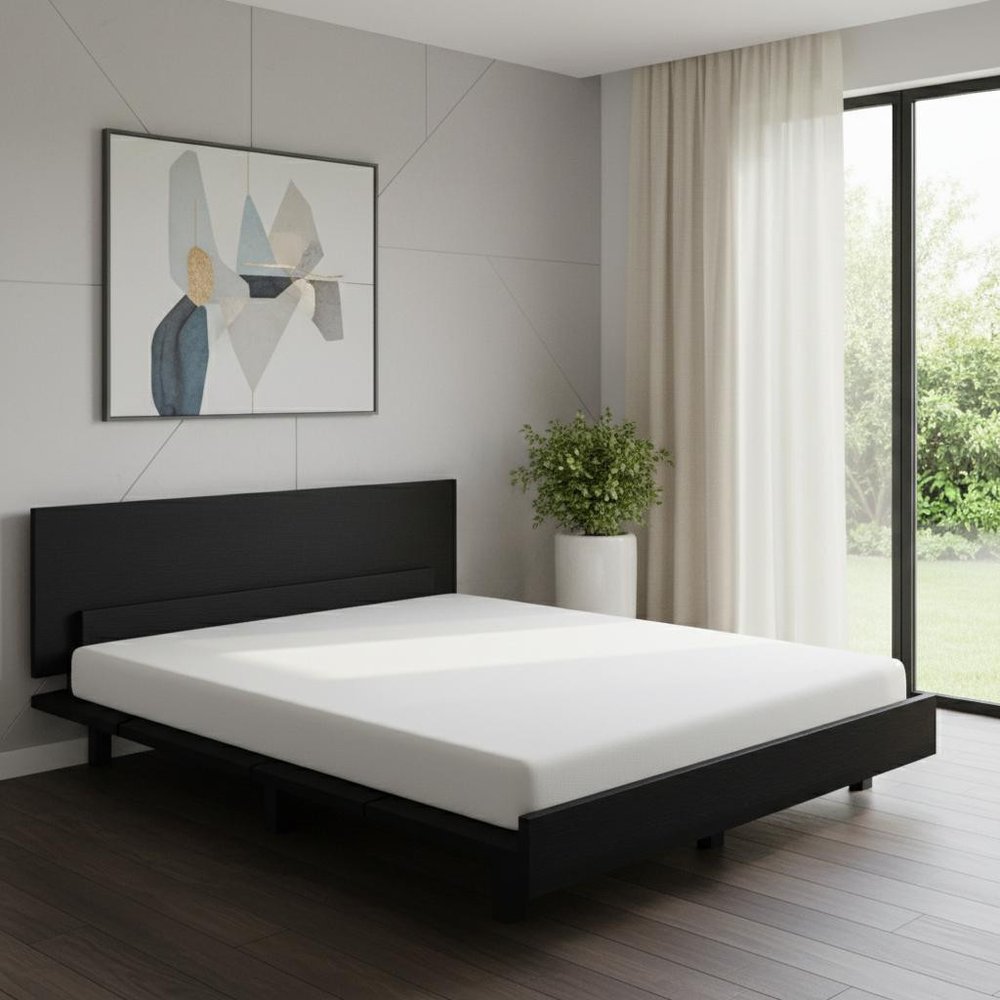 Gray Wood Twin Bed Frame
