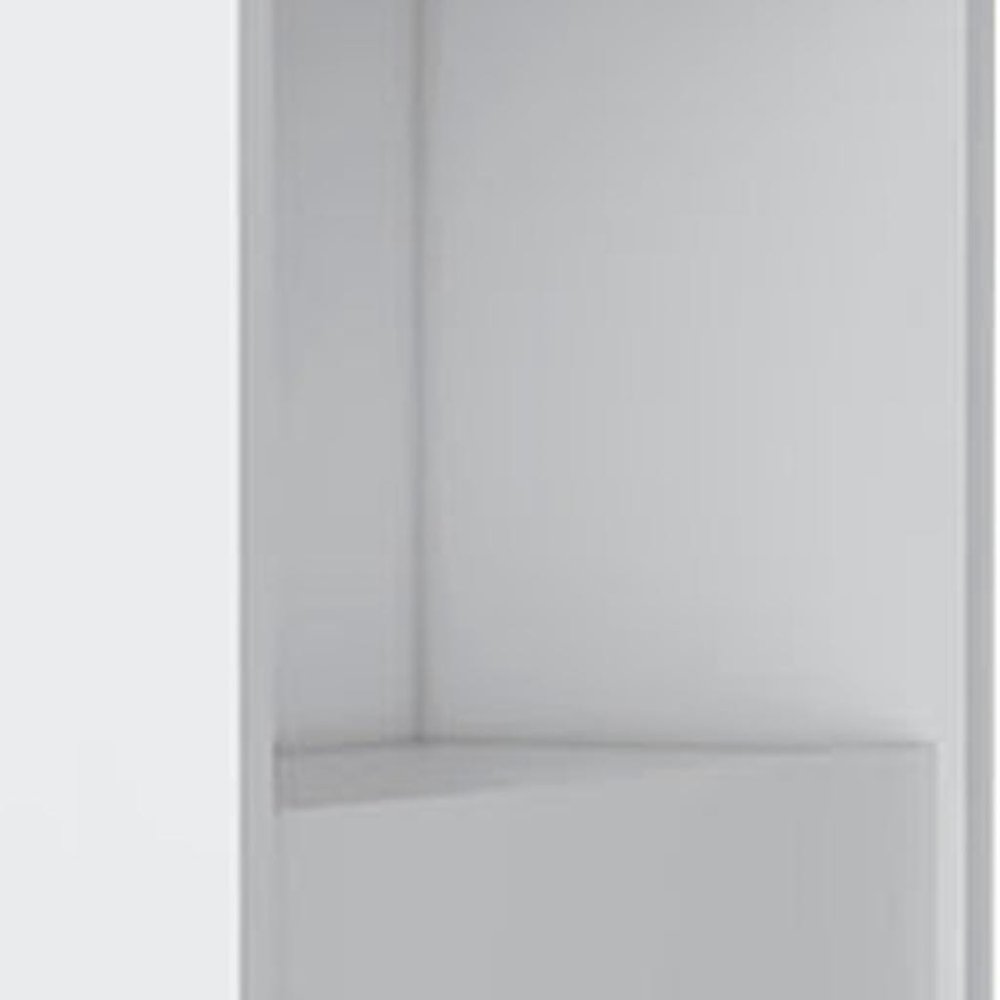 29" White Wood Accent Cabinet With Single Door