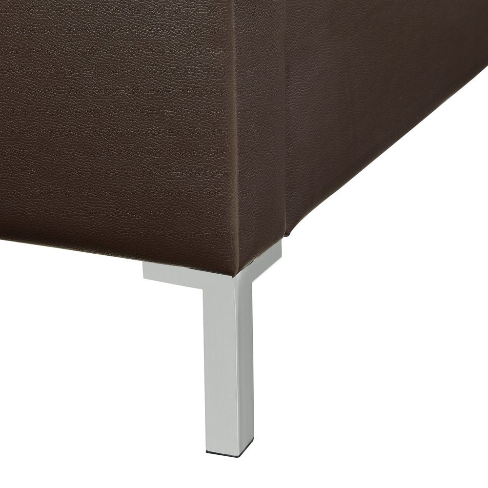 Blush Solid Wood Queen Upholstered Velvet Bed with Nailhead Trim