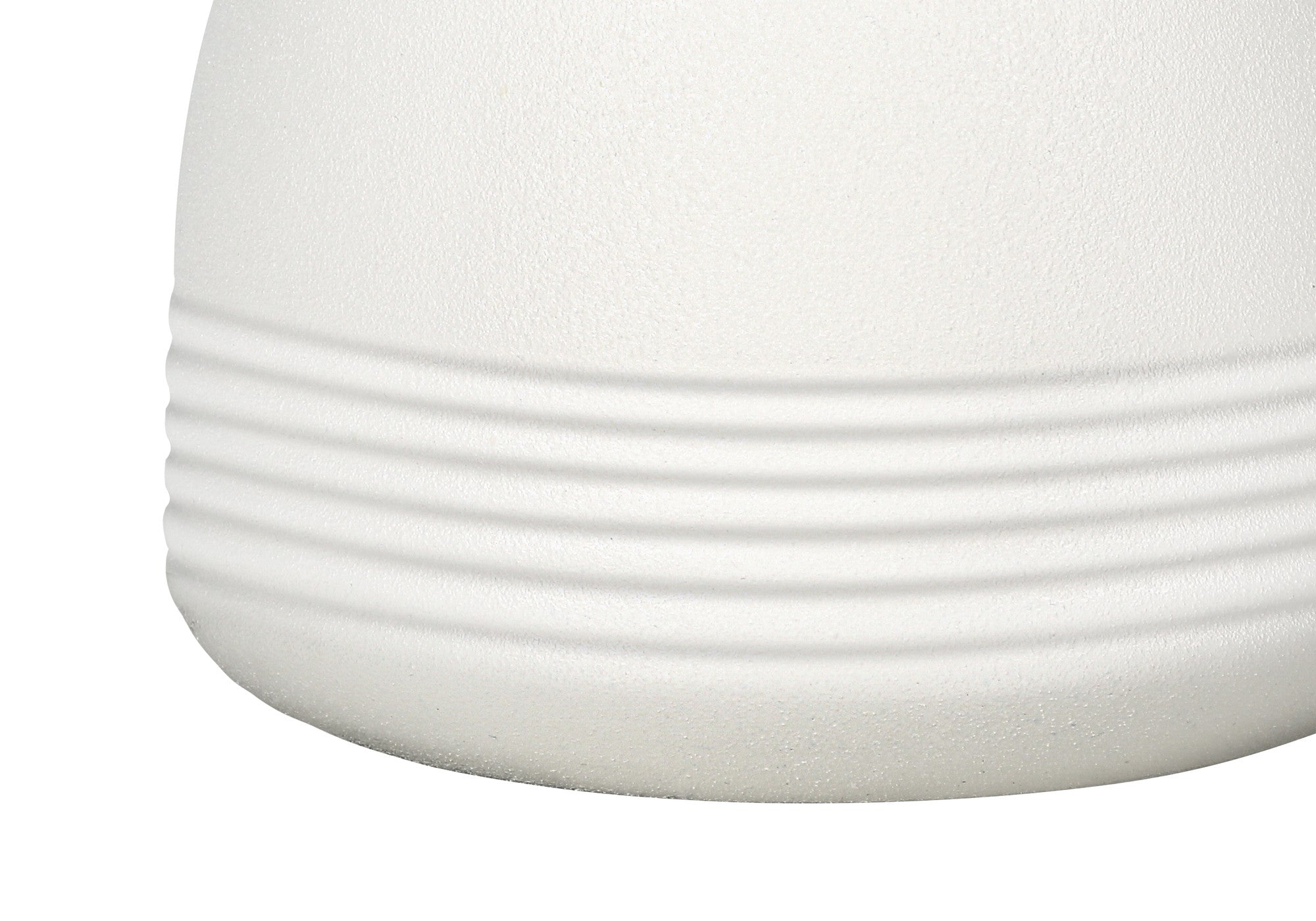 17" Cream Ceramic Round Table Lamp With Cream Drum Shade