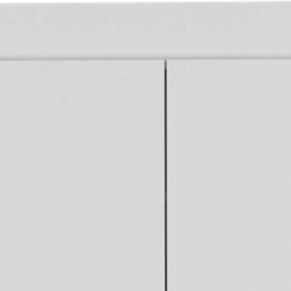 67" White Wood Pantry Or Storage Closet