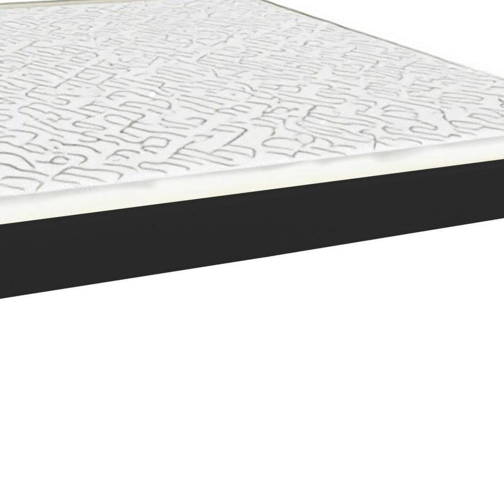 Black Solid Wood Twin Bed Frame
