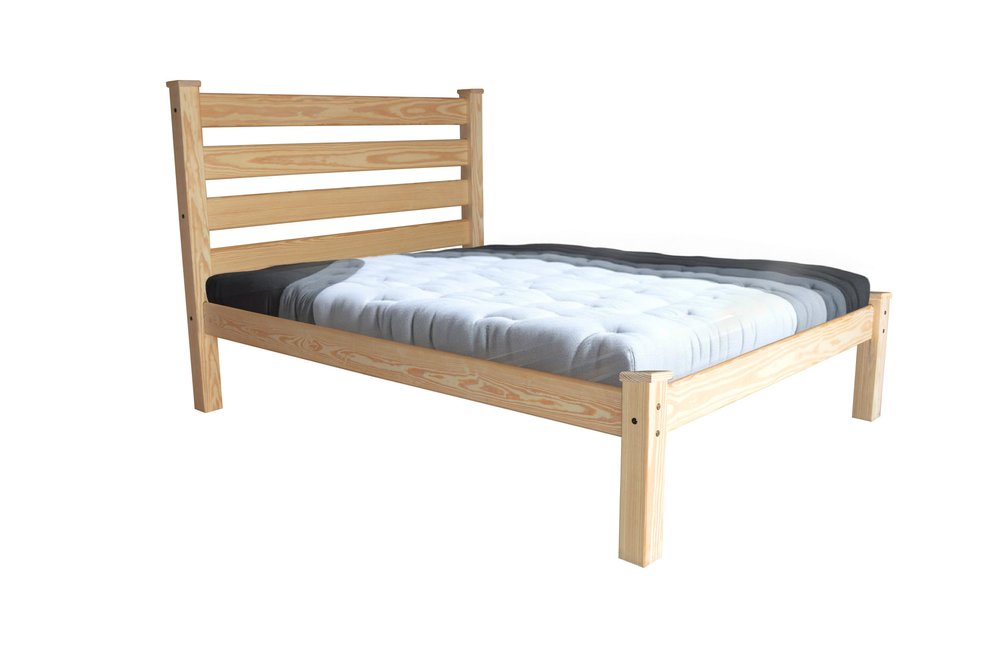 Natural Solid Wood Twin Bed Frame