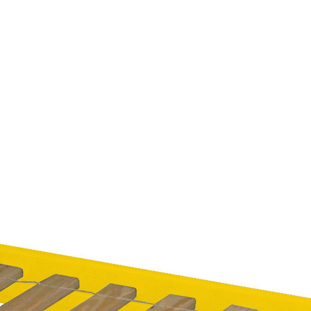 Yellow Twin Solid Wood Bunk Bed