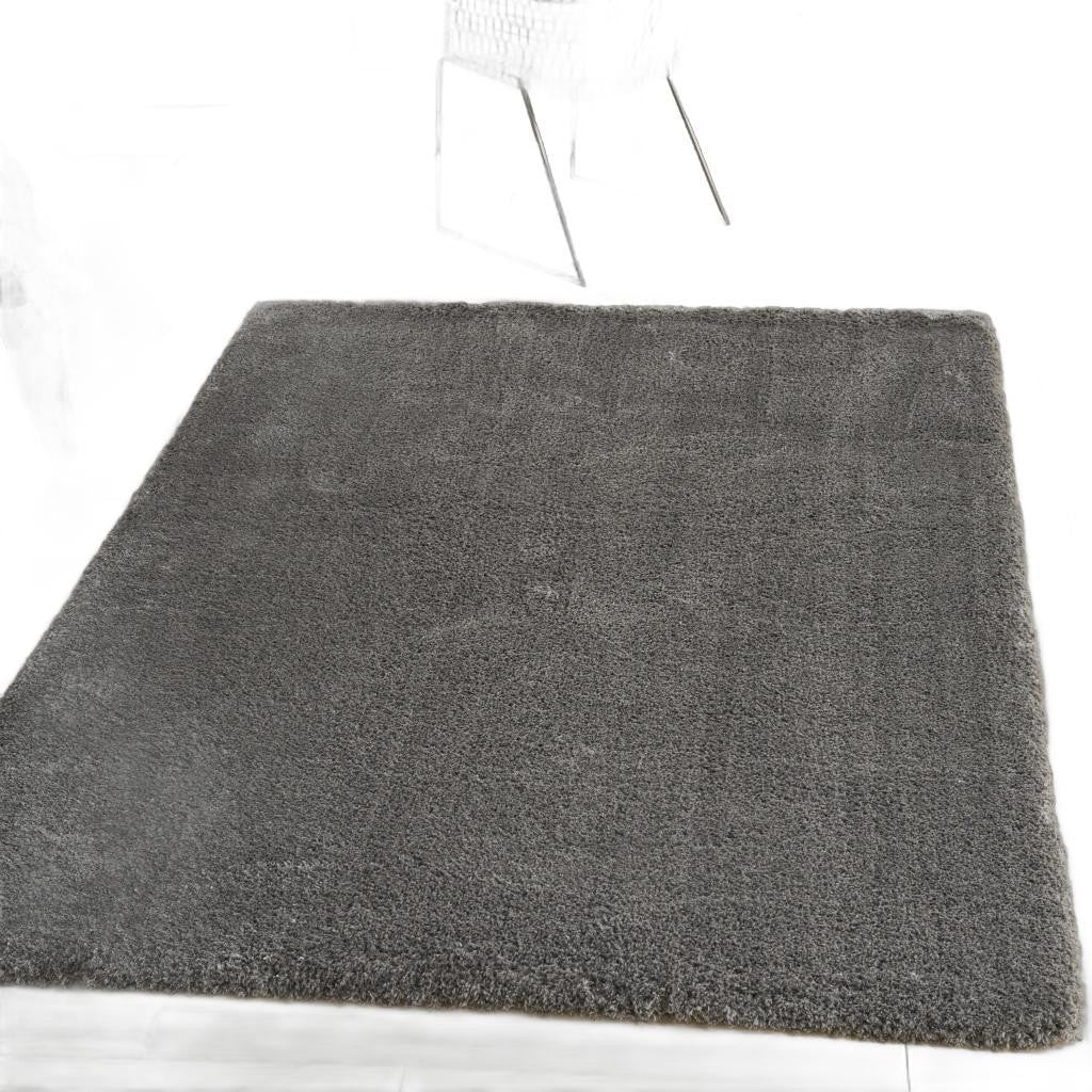 4' X 6' Gray Shag Area Rug