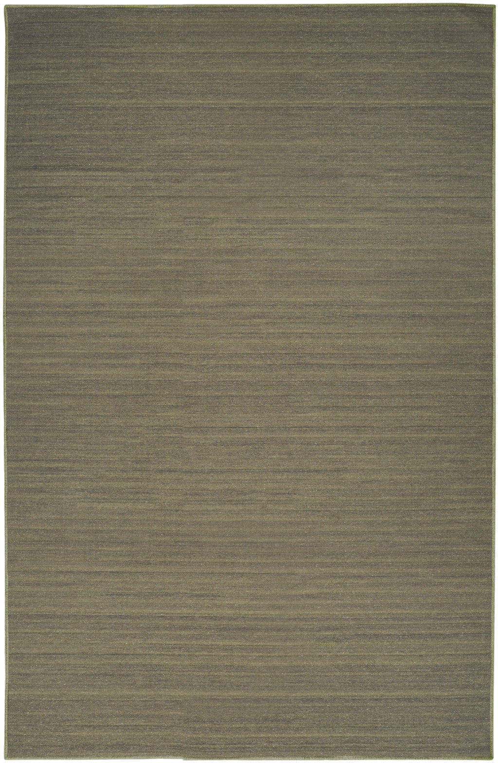 5' X 7' Green Abstract Washable Area Rug