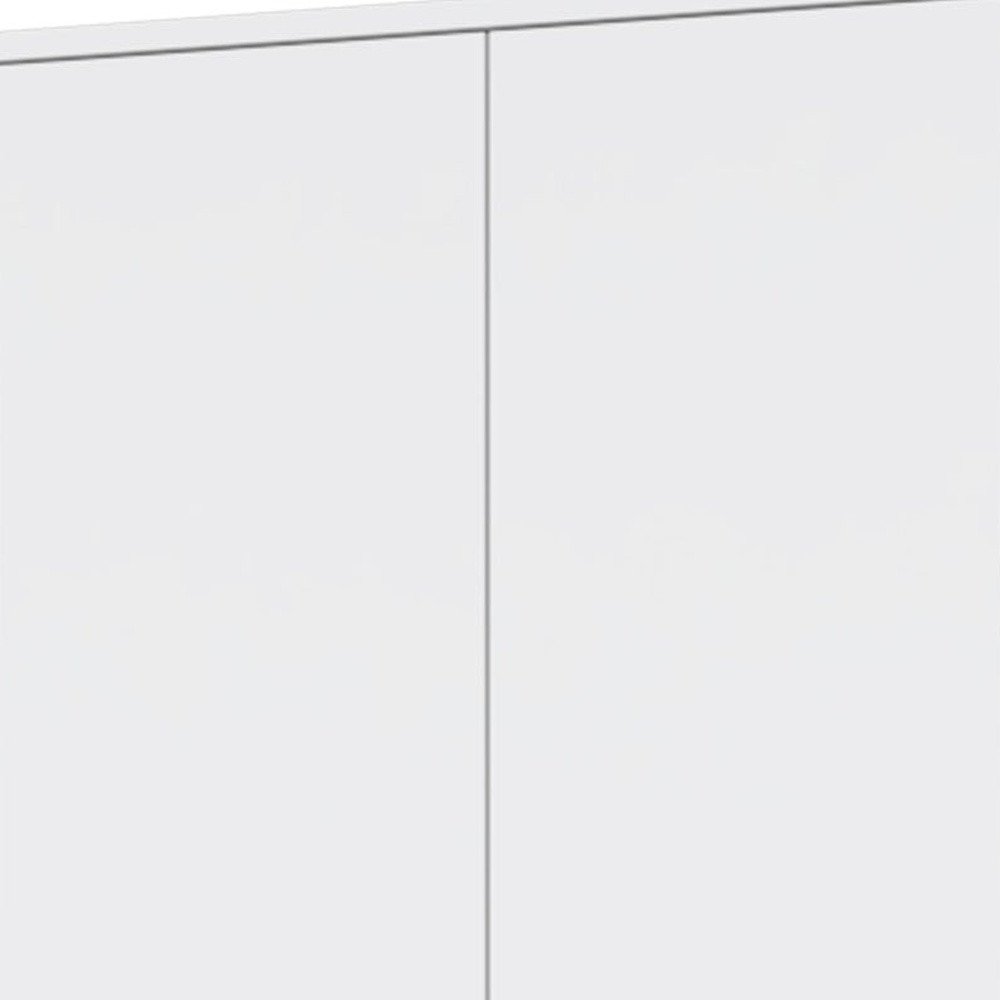 67" Black And White Wood Pantry Or Storage Closet