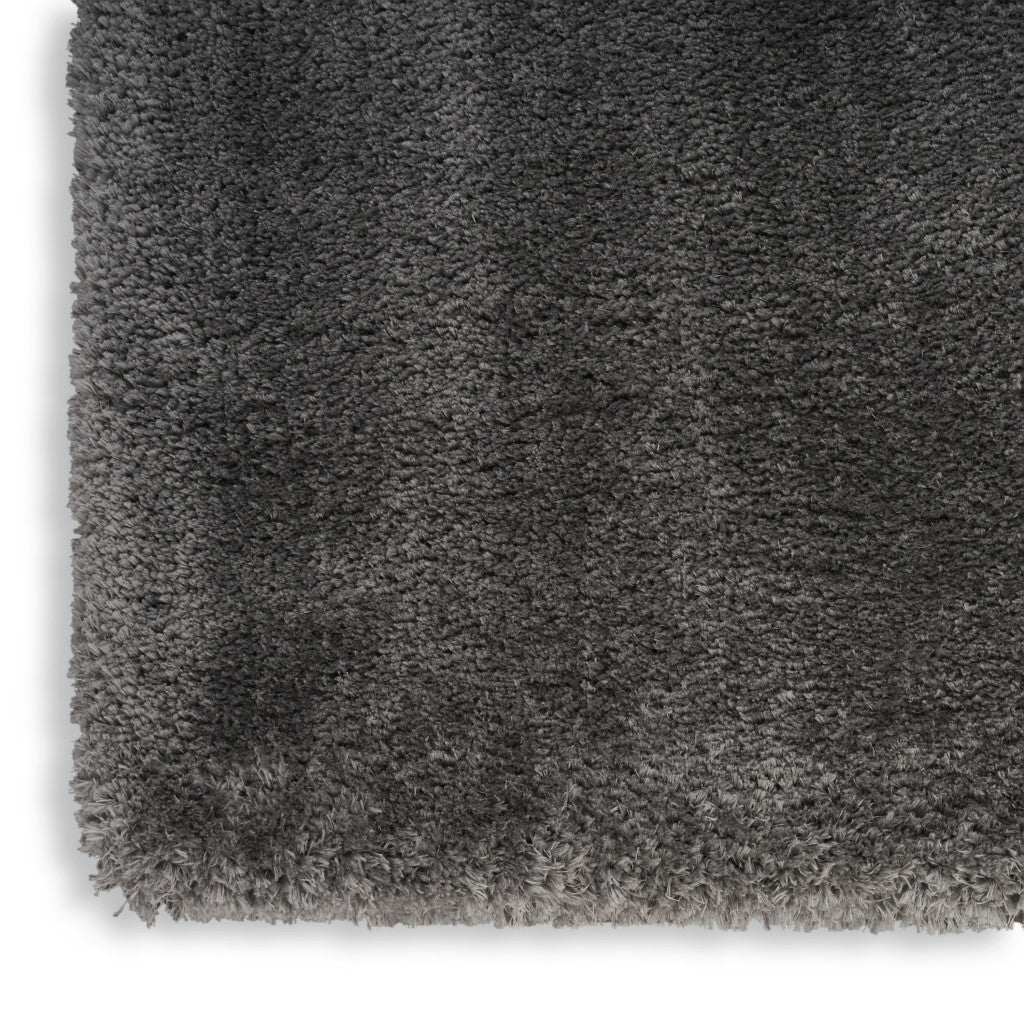 7' X 9' Gray Shag Area Rug