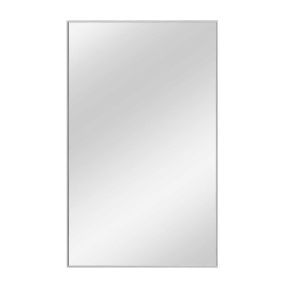 51" Silver Metal Leaning Framed Full Length Mirror