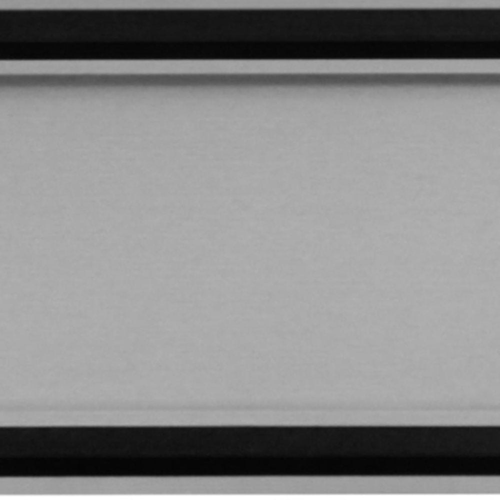 Gray Ribbed Texture Wood And Upholstery Full Bed Frame