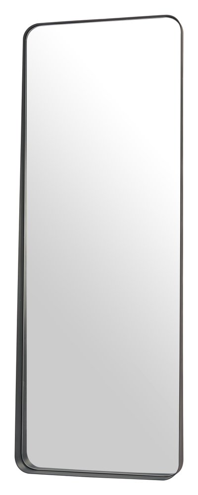 66" Black Steel Framed Full Length Mirror