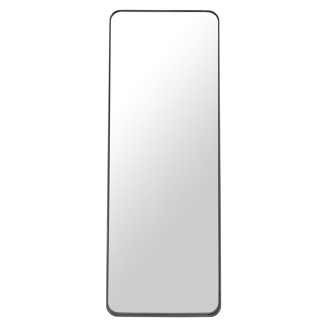 66" Black Steel Framed Full Length Mirror