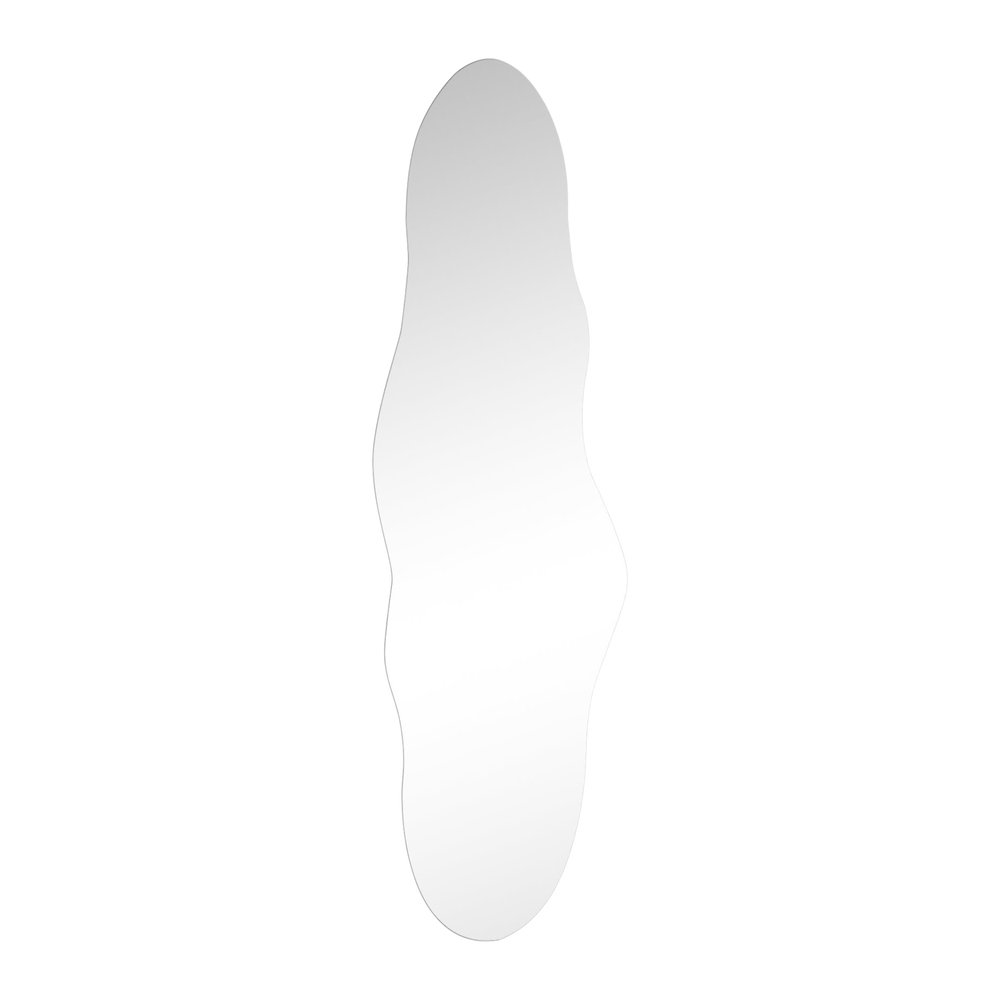 59" Clear Abstract Frameless Accent Mirror