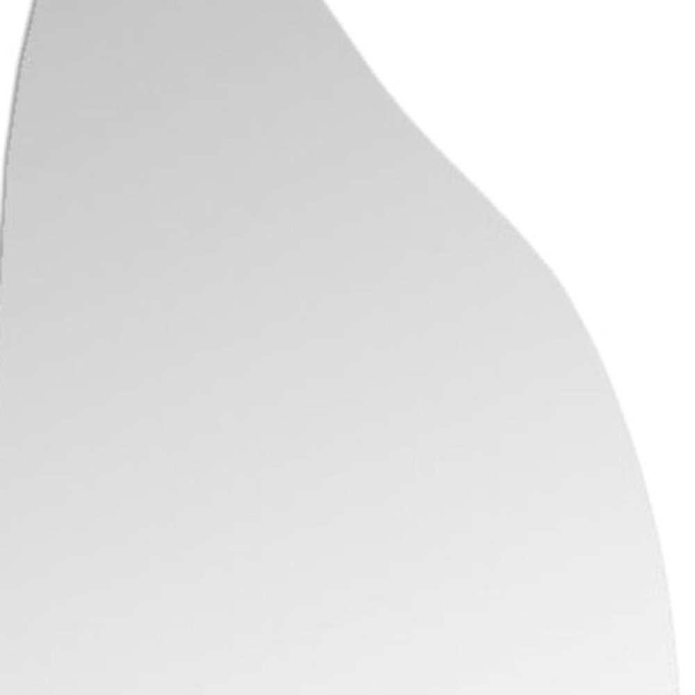 64" Clear Abstract Frameless Accent Mirror