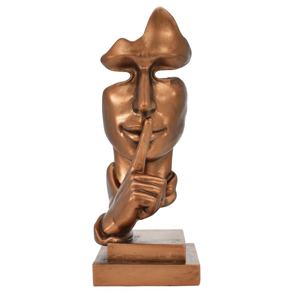 8" Bronze Resin Tabletop Sculpture