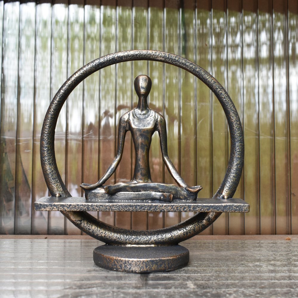7" Pewter Resin Tabletop Sculpture