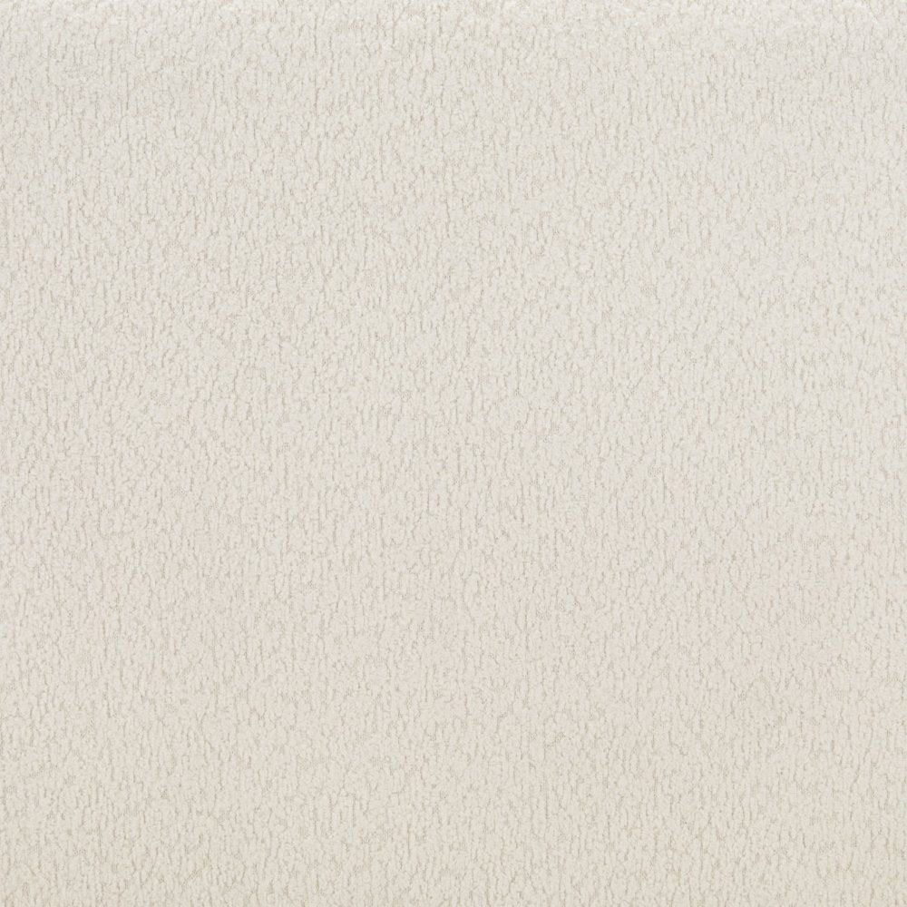 29" Ivory Faux Shearling And Upholstered Side Chair