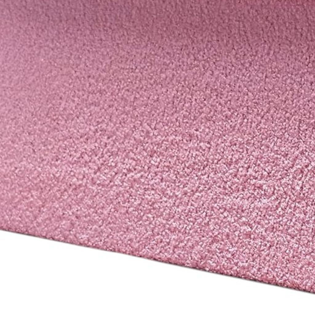 30" Pink Boucle Ottoman With Storage
