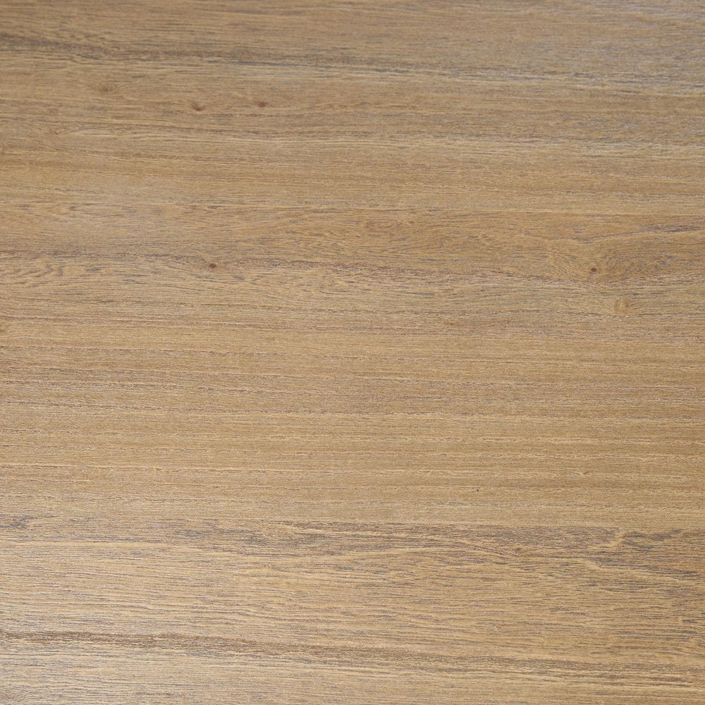 55" Natural Solid Wood Oval Coffee Table