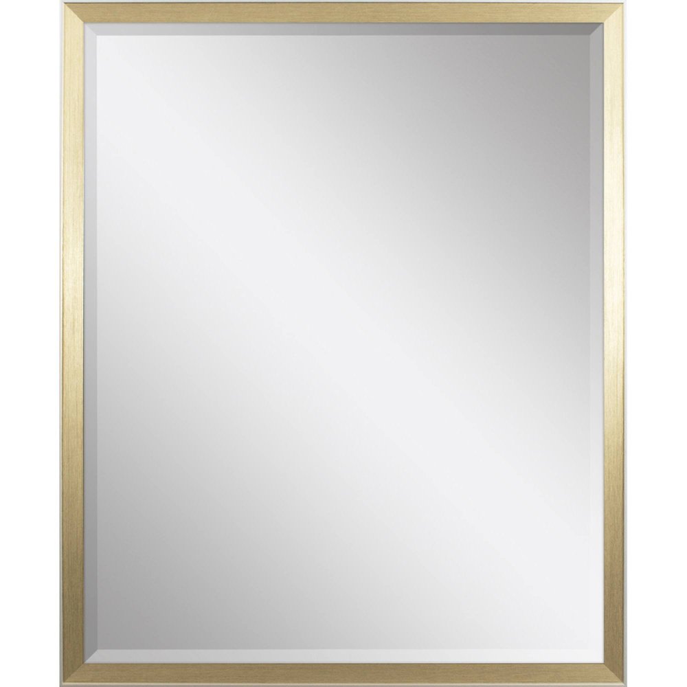 30" Gold Accent Mirror