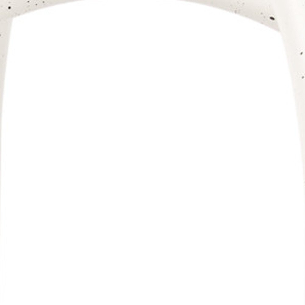 Set of Two White Iron Modern Abstract Tabletop Sculptures