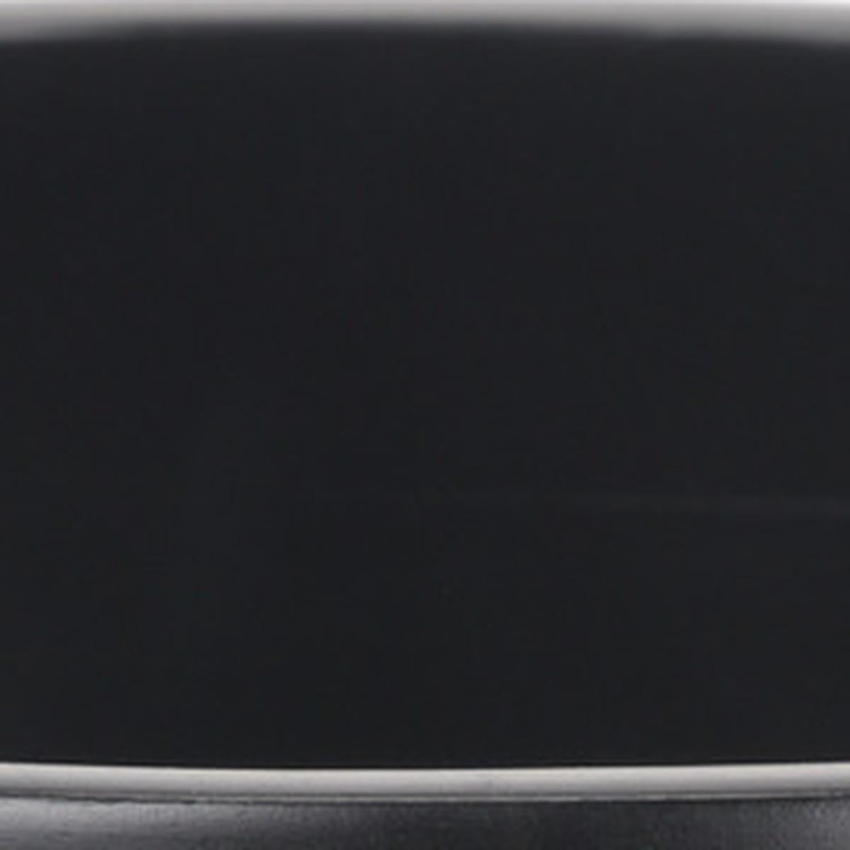 14" Black Wood Round Centerpiece Bowl