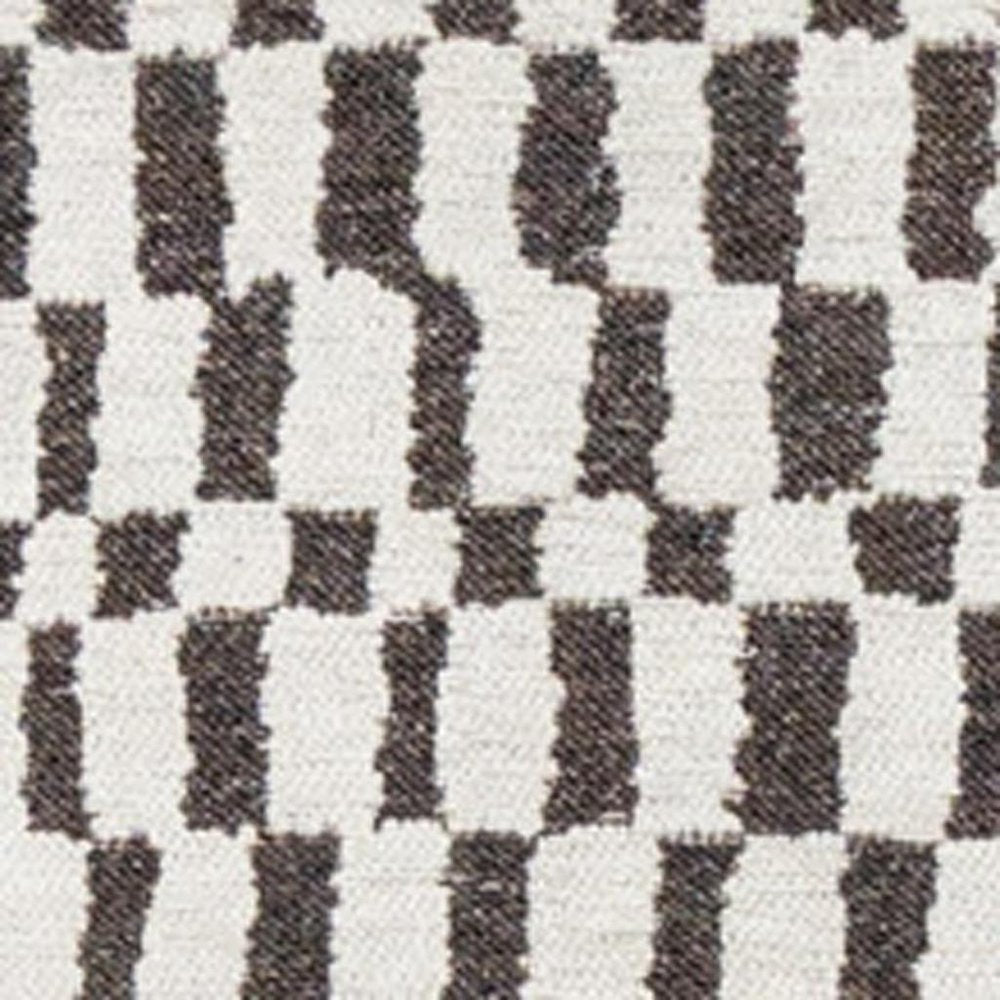 9' X 13' Gray And Beige Geometric Washable Area Rug With UV Protection