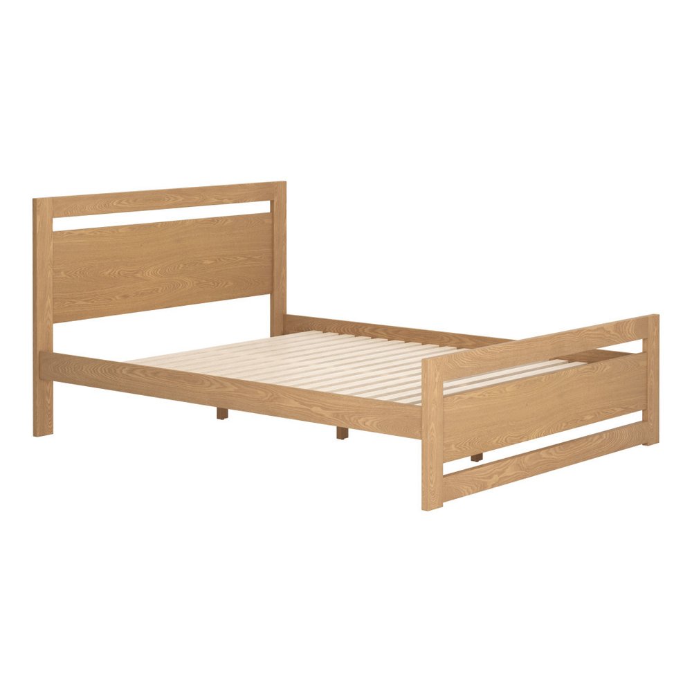 Natural Wood Queen Bed Frame