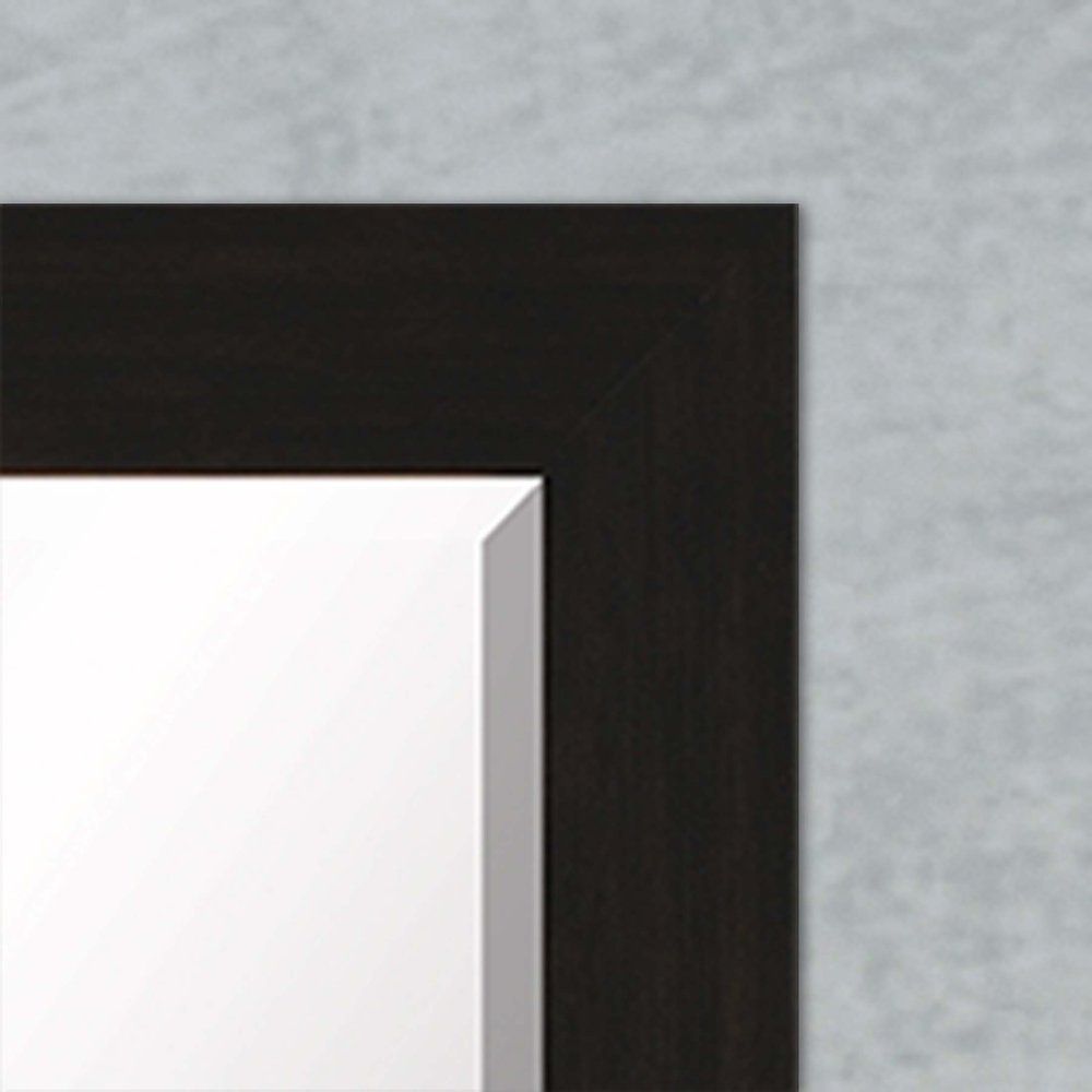41" Dark Brown Accent Mirror