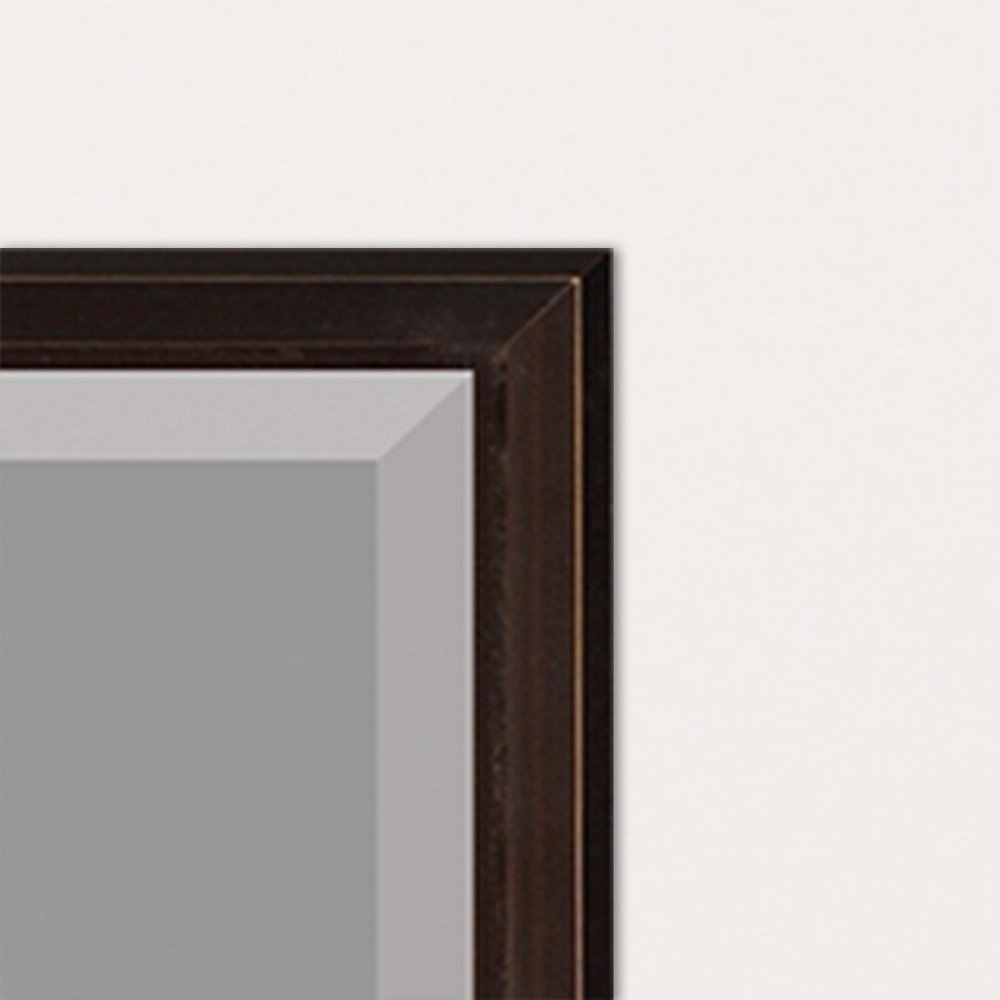 43" Bronze Wood Accent Mirror