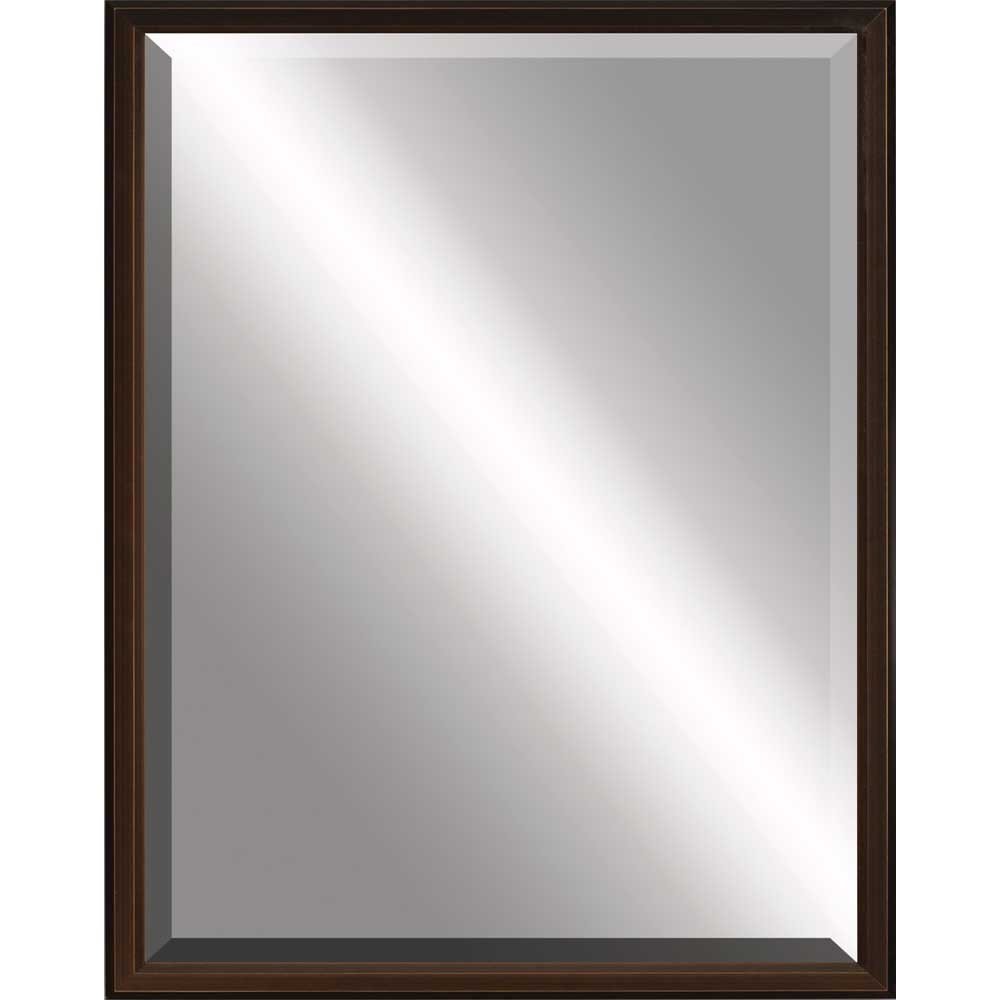 43" Bronze Wood Accent Mirror