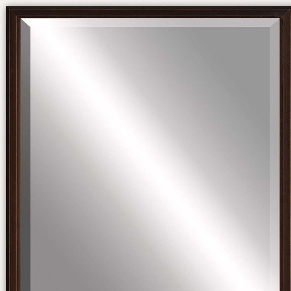 43" Bronze Wood Accent Mirror