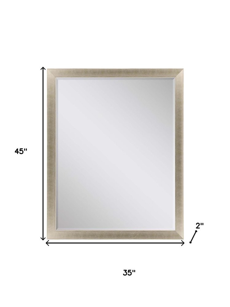 45" Gold Accent Mirror