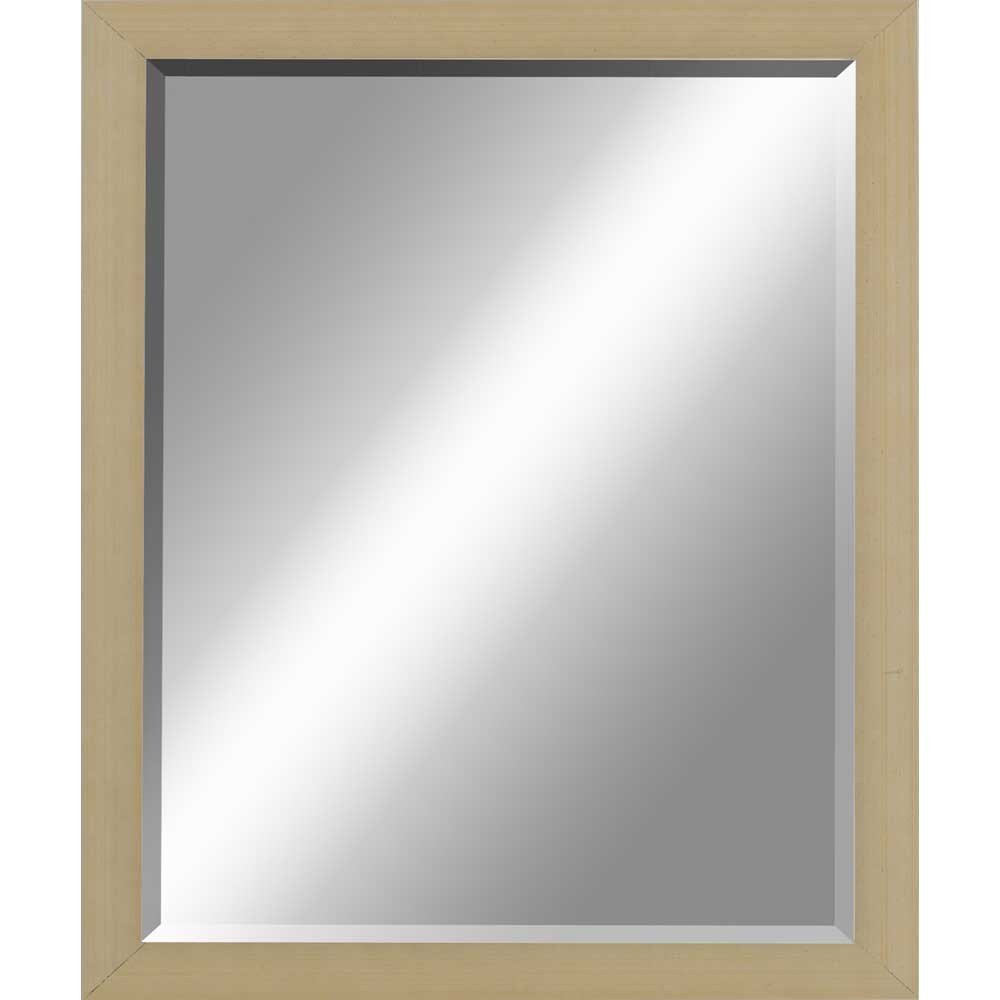31" Silver Wood Accent Mirror