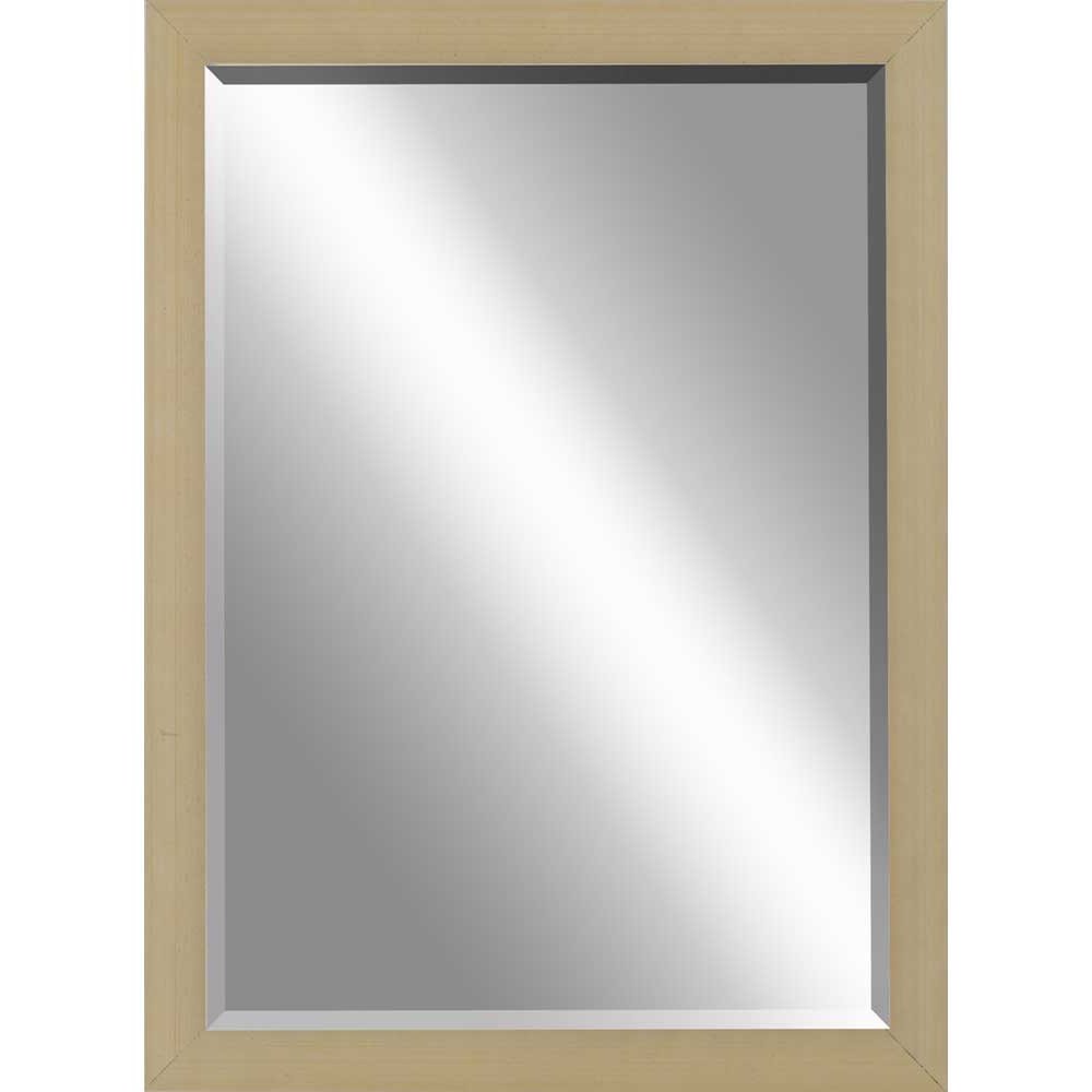 39" Silver Solid Wood Framed Accent Mirror