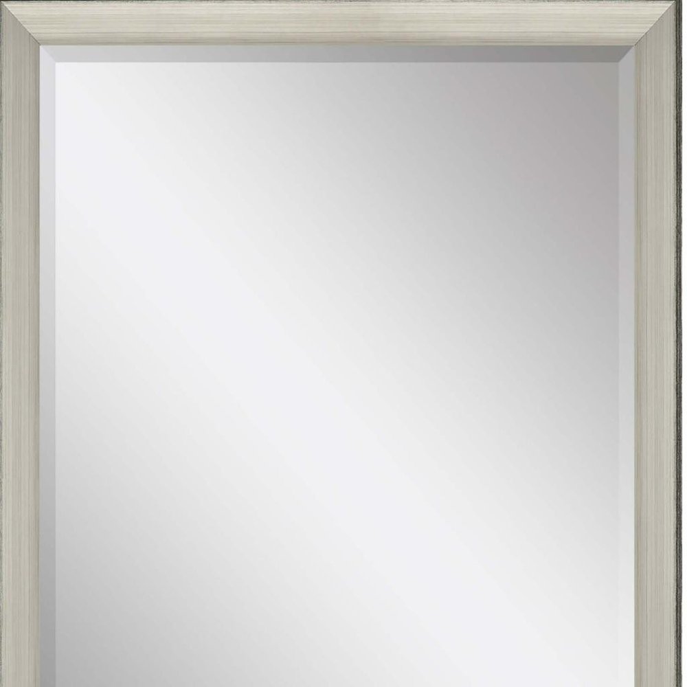40" Silver Framed Accent Mirror