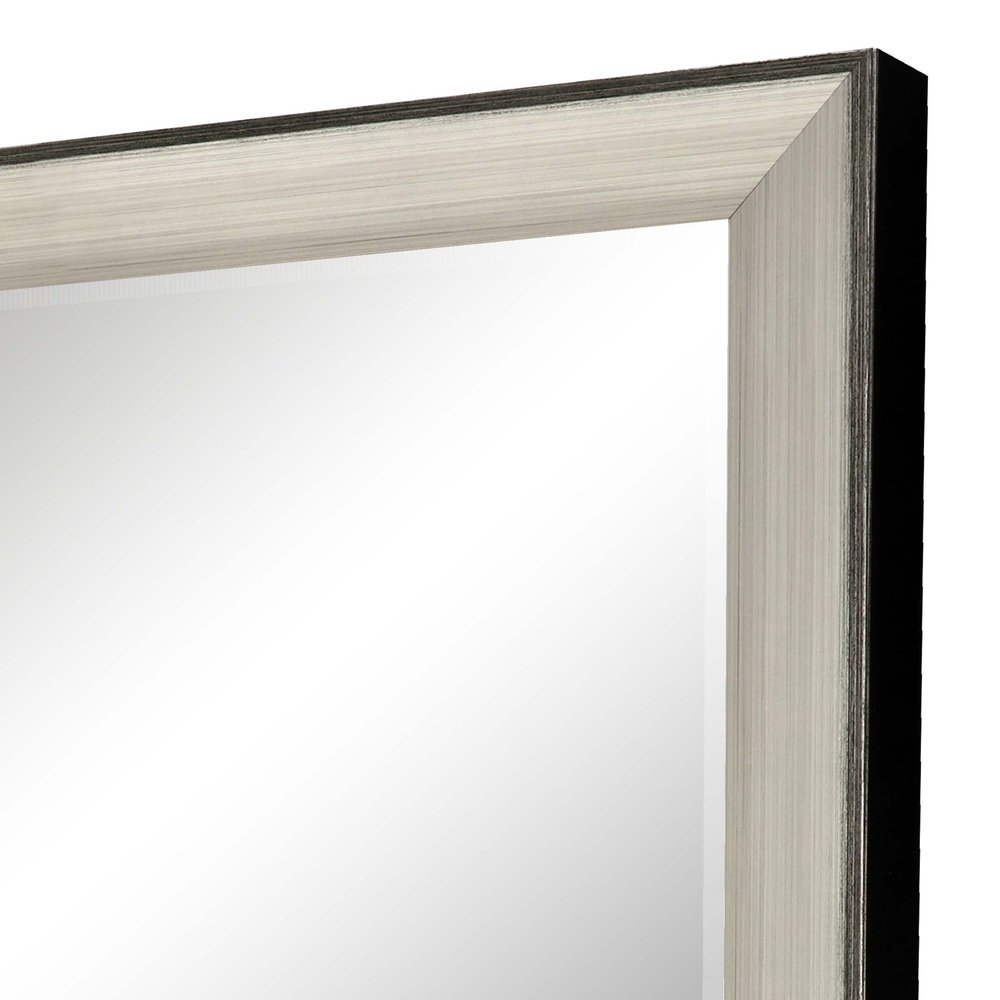 44" Silver Framed Accent Mirror