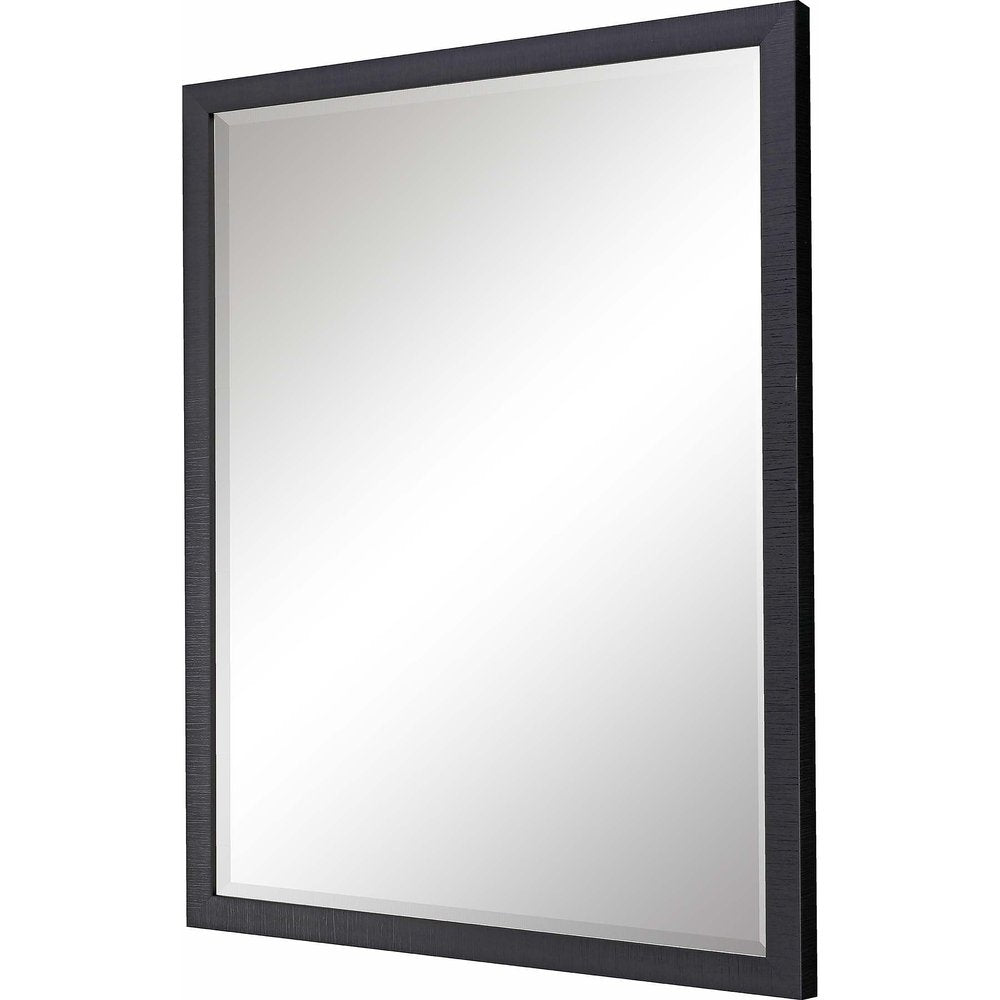 31" Black Framed Accent Mirror