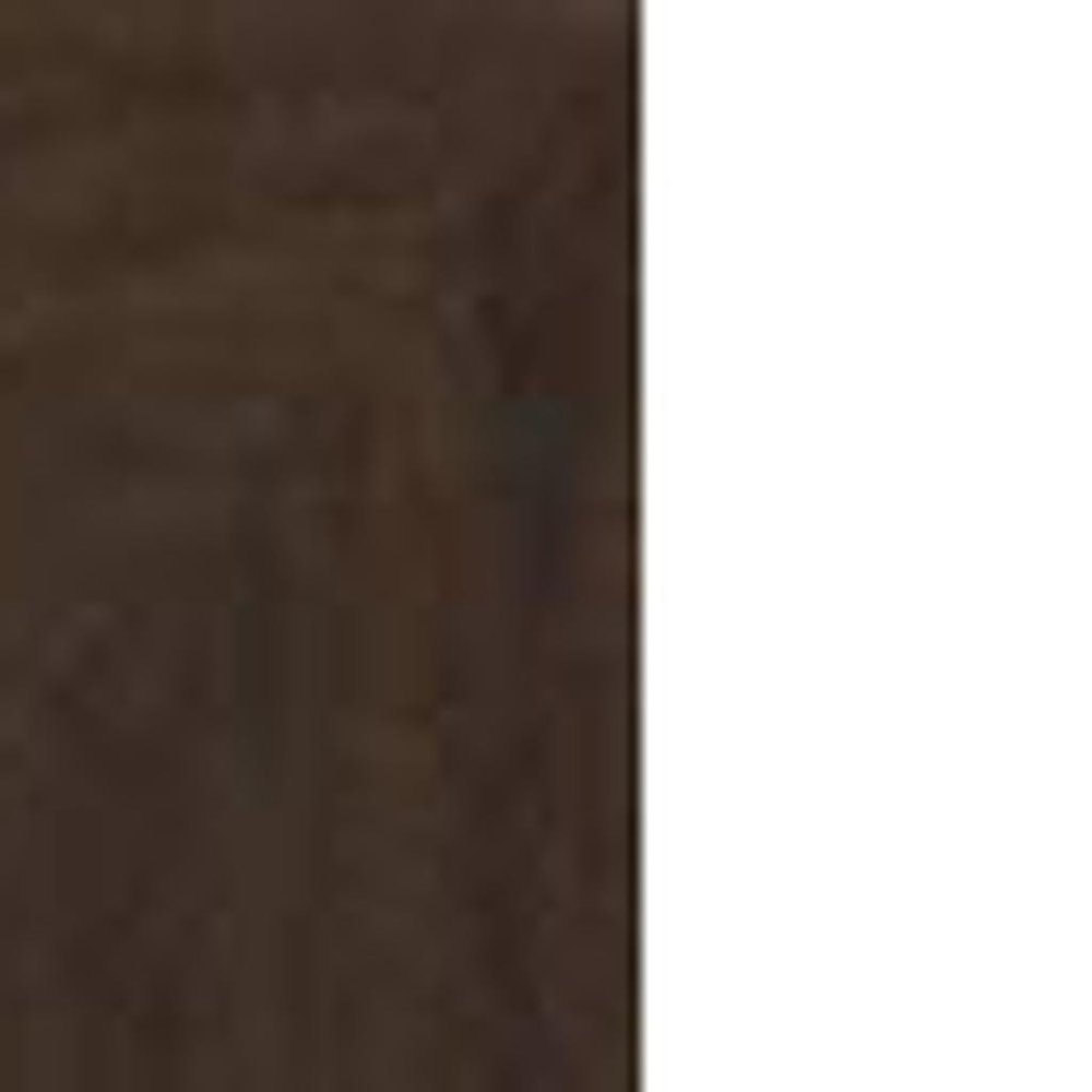 39" Dark Brown Framed Accent Mirror