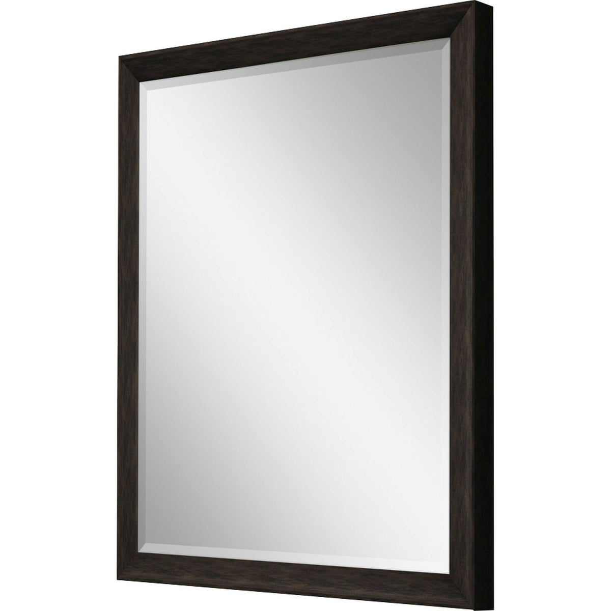 40" Dark Brown Framed Accent Mirror